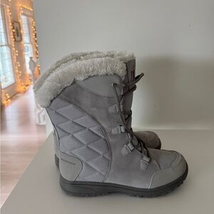 Columbia Women's Gray Winter Snow Boots